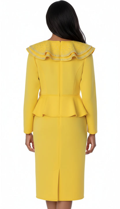 Stellar Looks SL600461-YLW-IH Church Suit