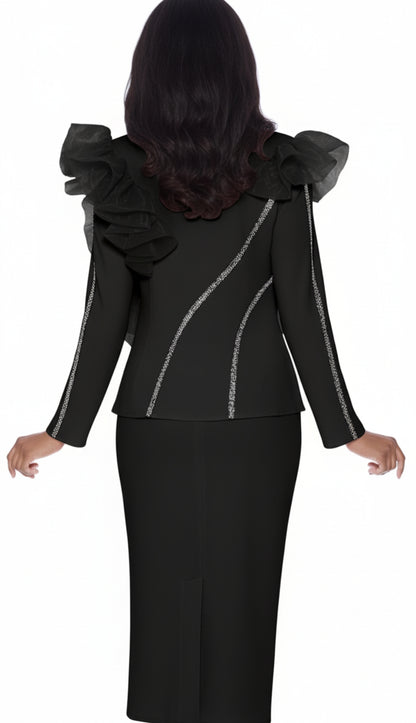 Stellar Looks SL600542-BLK Church Suit