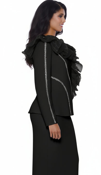 Stellar Looks SL600542-BLK Church Suit