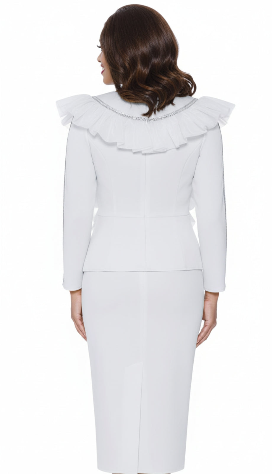 Stellar Looks SL600542-WHT Church Suit