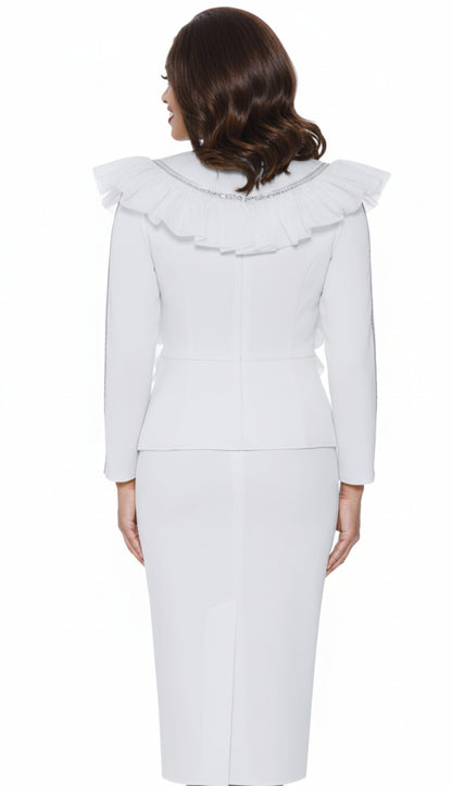 Stellar Looks SL600542-WHT Church Suit