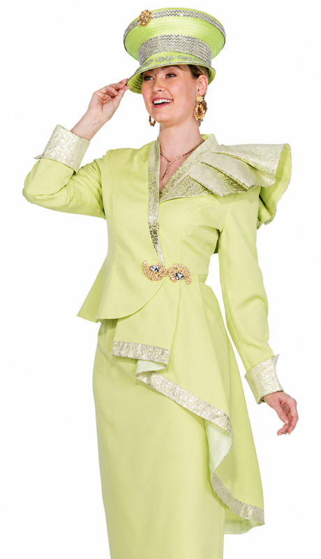 Champagne Italy 6006-GRN-IH Church Suit