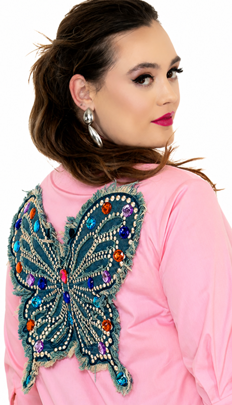 Luxe Moda LM524-PNK Top