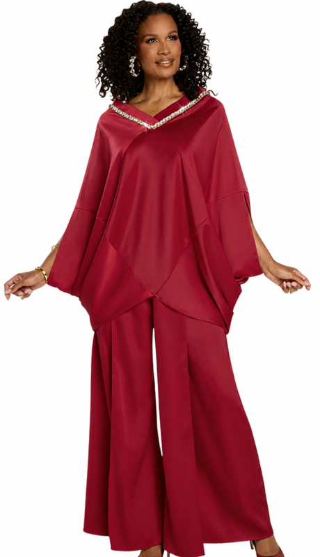 Donna Vinci 12244-SAR-QS  Pant Set