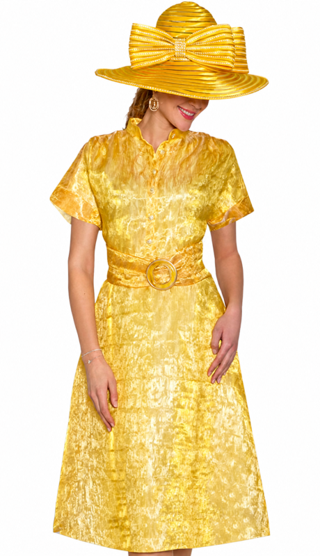 Lily And Taylor 5113-YLW Church Dress