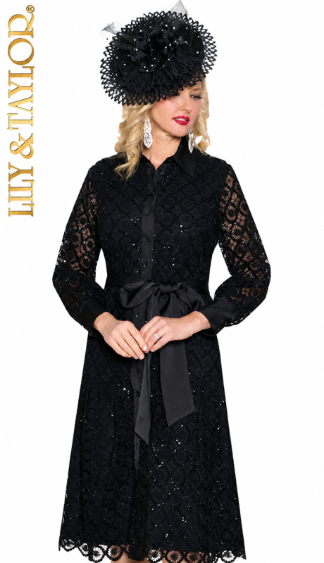Lily And Taylor 5106-BLK Church Dress