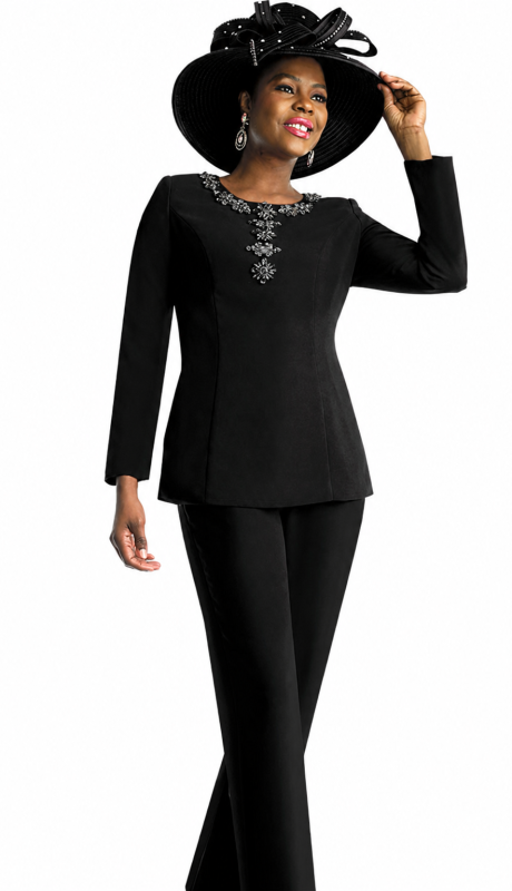 Lily And Taylor 4791-BLK Church Suit