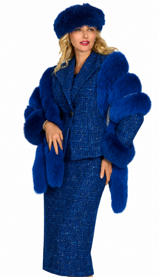 Lily And Taylor 5221-RYL Church Suit