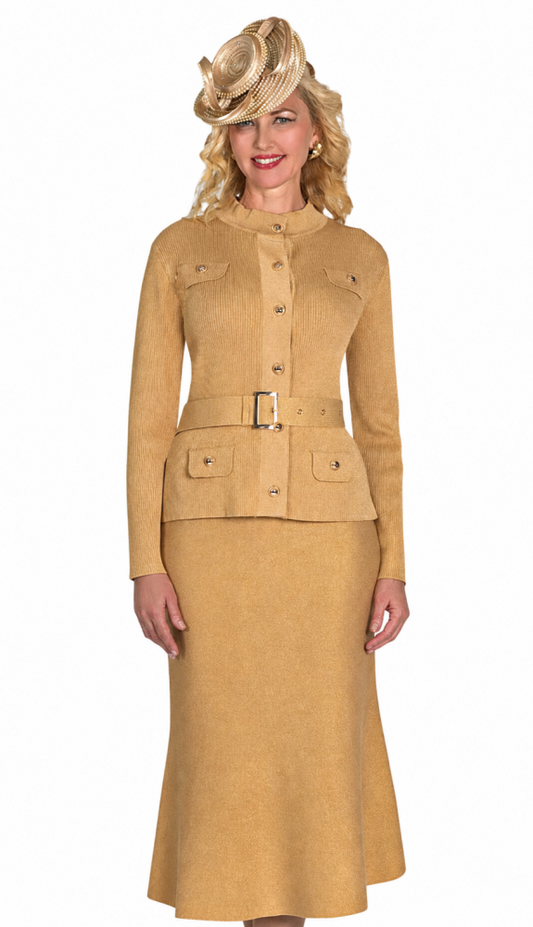 Lily And Taylor 922-GLD Church Suit