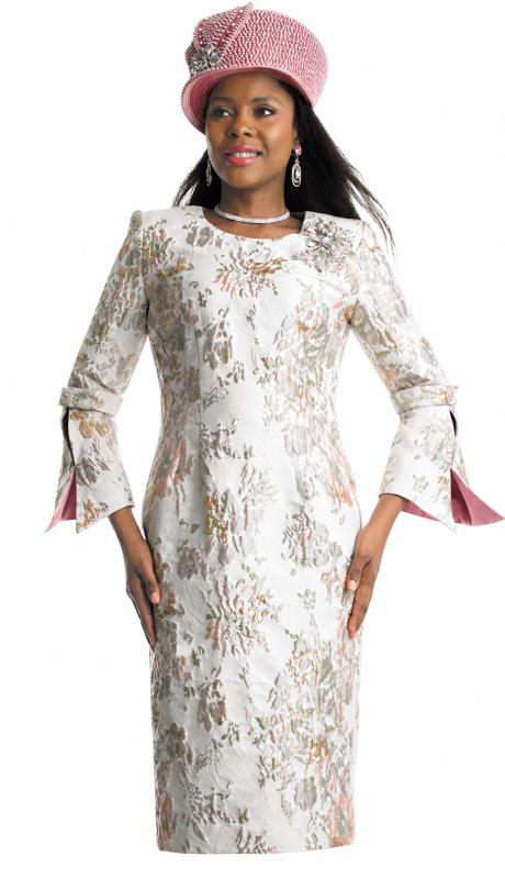 Lily And Taylor 4872-PNK Church Dress