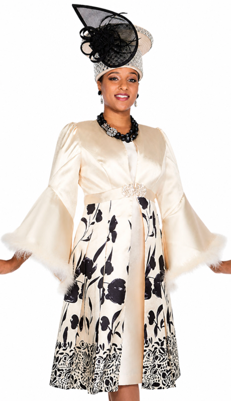 Elite Champagne 6073-YLW-QS Church Suit