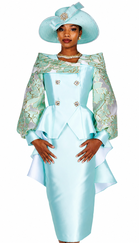 Elite Champagne 6455-QS Church Suit