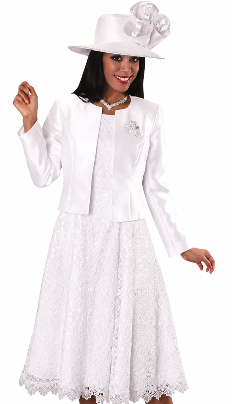 Tally Taylor 4529-WHT Church Dress