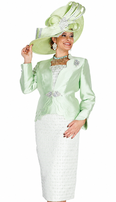 Champagne Italy 6218-MNT-QS Church Suit