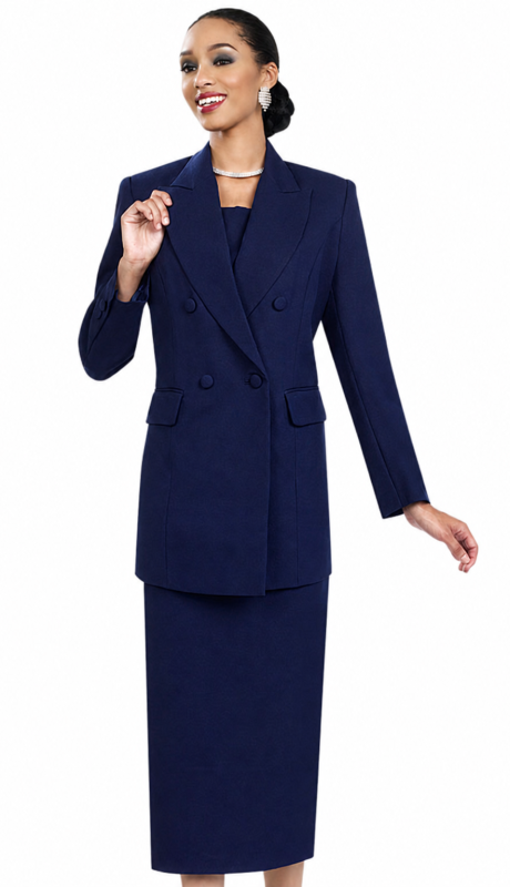 Ben Marc 2298-NVY Usher Church Suit