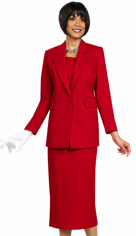 Ben Marc 2295-RED Church Suit