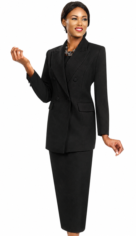 Ben Marc 2298-BLK-QS Usher Suit