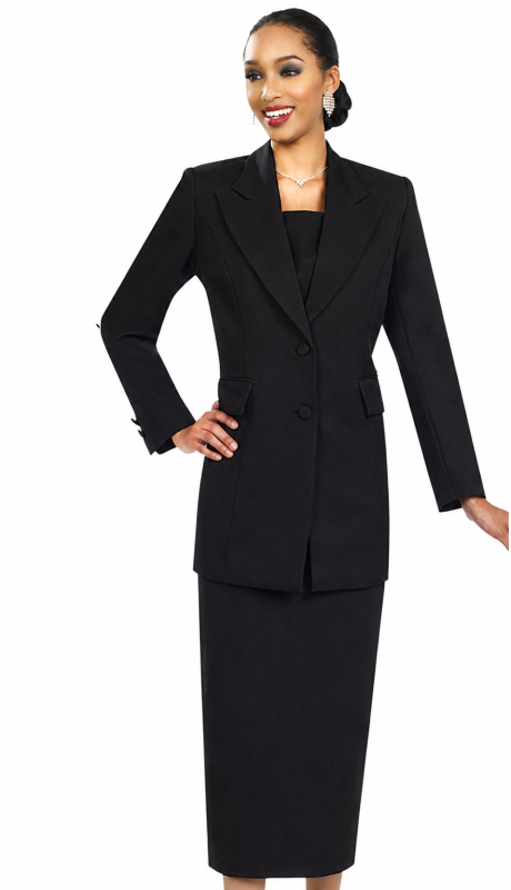Ben Marc 2299-BLK Church Suit