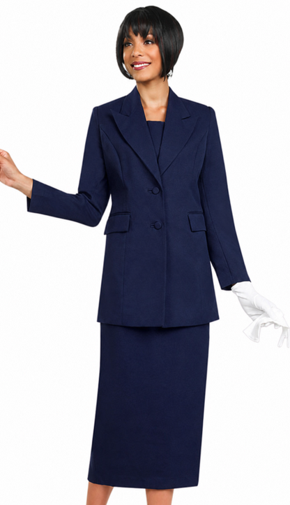 Ben Marc 2299-NVY Church Suit