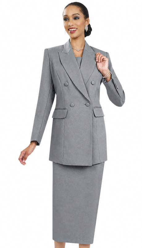 Ben Marc 2298-SIL Church Usher Suit