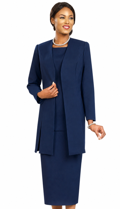 Ben Marc 2296-NVY Church Usher Suit