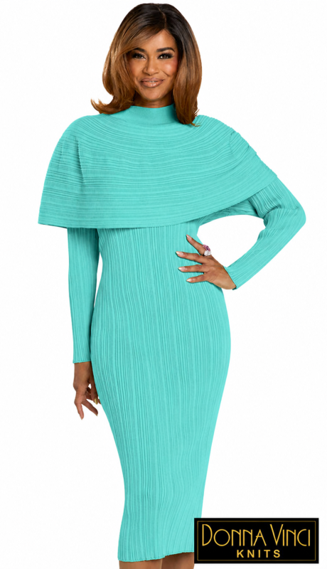 Donna Vinci 13444-MNT-QS Church Dress
