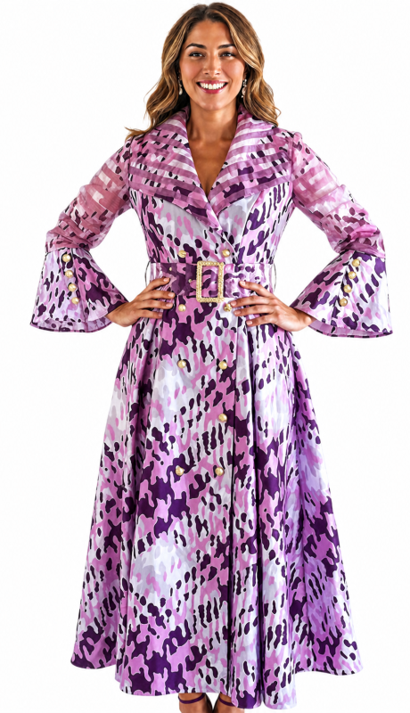 Donna Vinci 12210-RWP-QS Church Dress