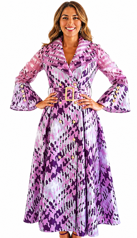Donna Vinci 12210-RWP Church Dress