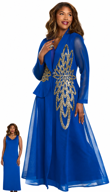 Donna Vinci 5868-RYL Church Dress