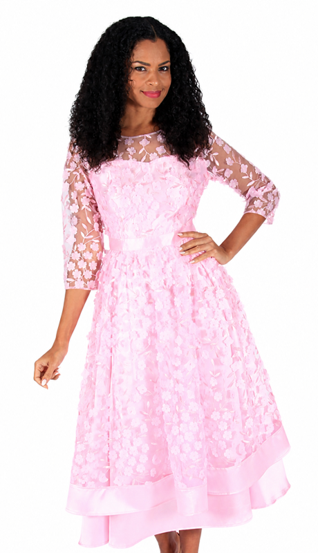 Diana Couture 8467-PNK Church Dress