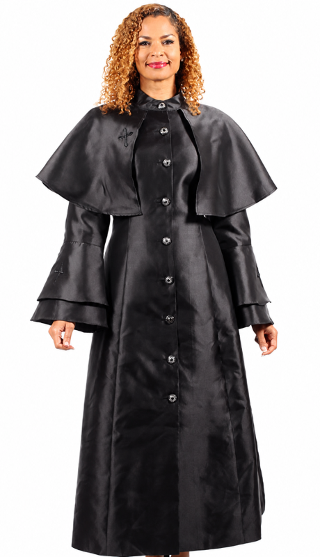 Diana Couture 9077-BLK Church Dress