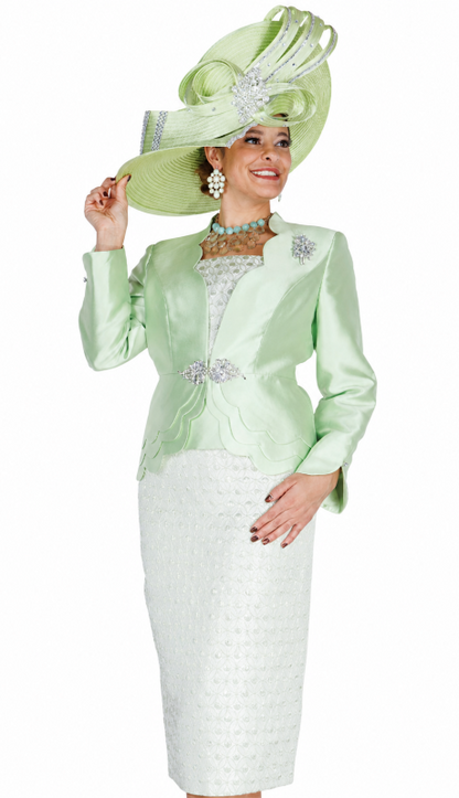 Champagne Italy 6218-MNT-QS Church Suit
