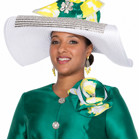 Champagne H6061-GRN-QS Church Hat