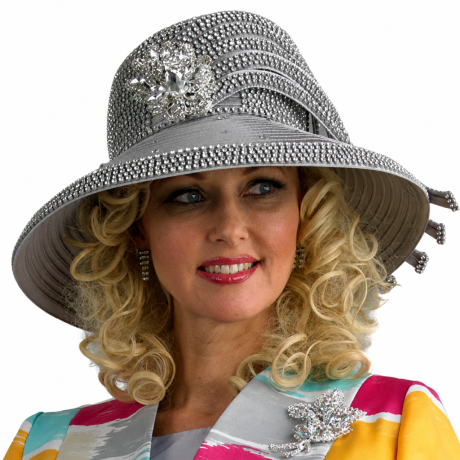 Lily And Taylor Hat H278-SIL-QS