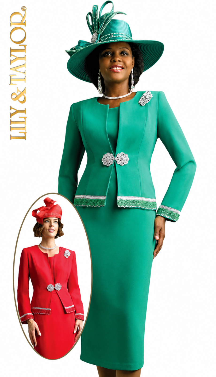 Lily And Taylor 4272-QS Church Suit