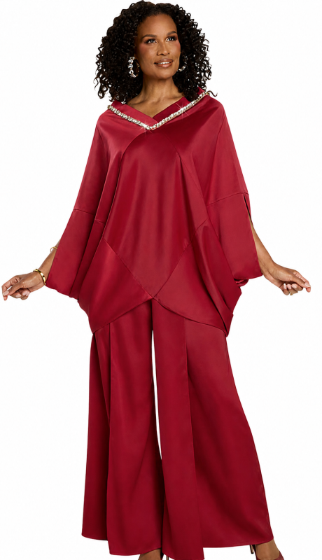 Donna Vinci 12244-SAR-QS  Pant Set
