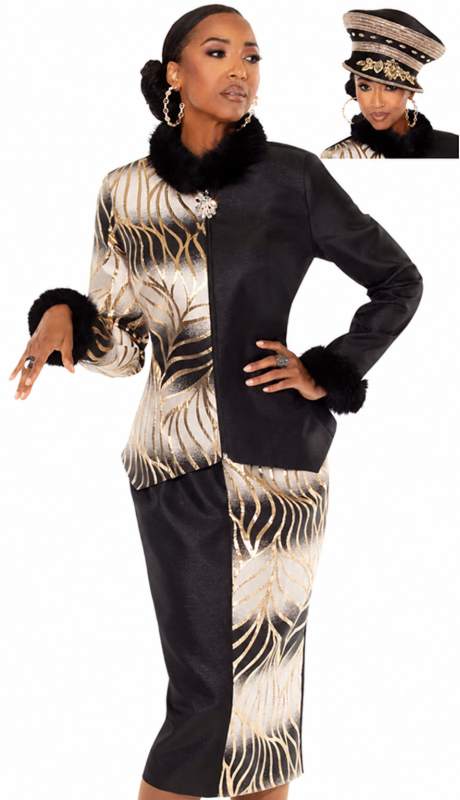 Donna Vinci 12224-QS Church Suit