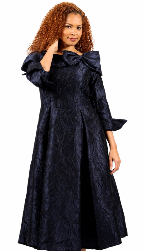 Diana Couture 8757-BLK Church Dress