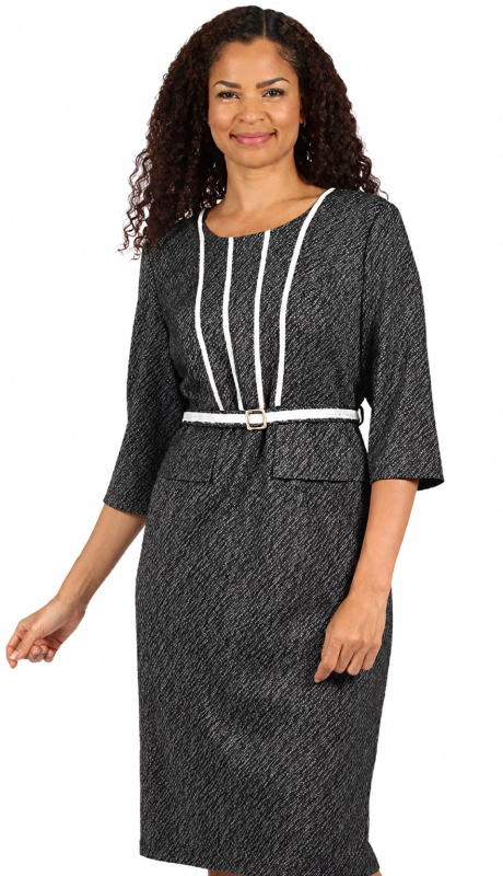 Diana Couture 8754-GRY Church Dress