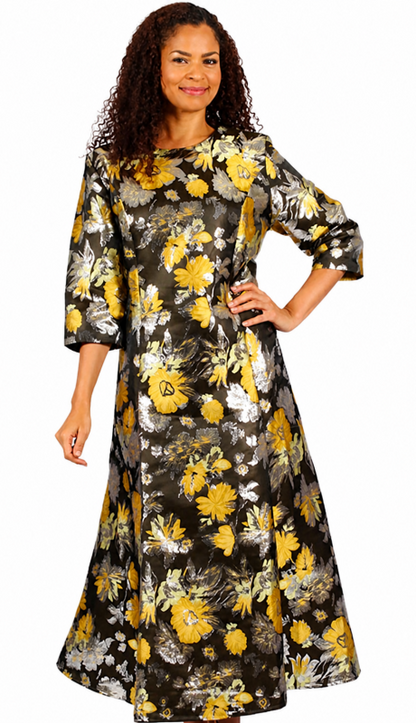 Diana Couture 8750-GLD Church Dress