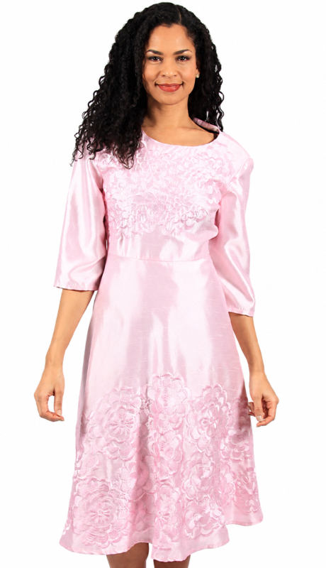 Diana Couture 8219-PNK Church Dress