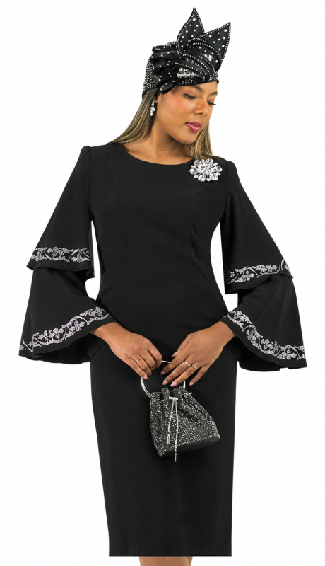Lily And Taylor 4878-BLK