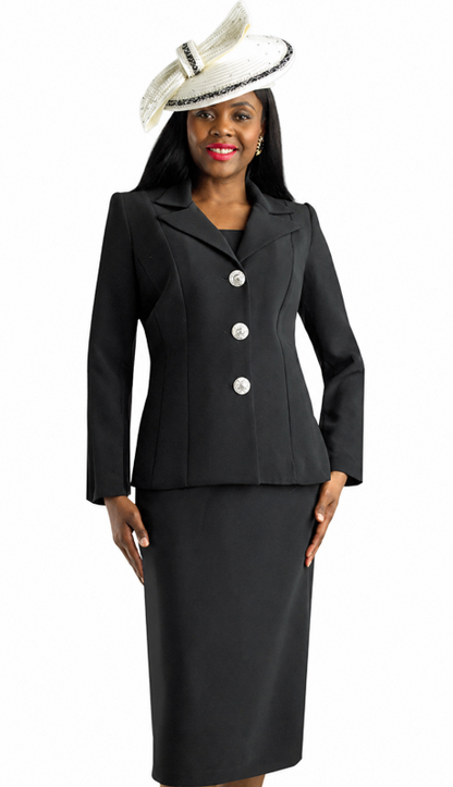 Lily And Taylor 3895-BLK Church Suit