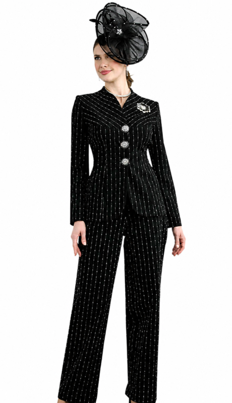 Lily And Taylor 4754-IH Ladies Pant Suit
