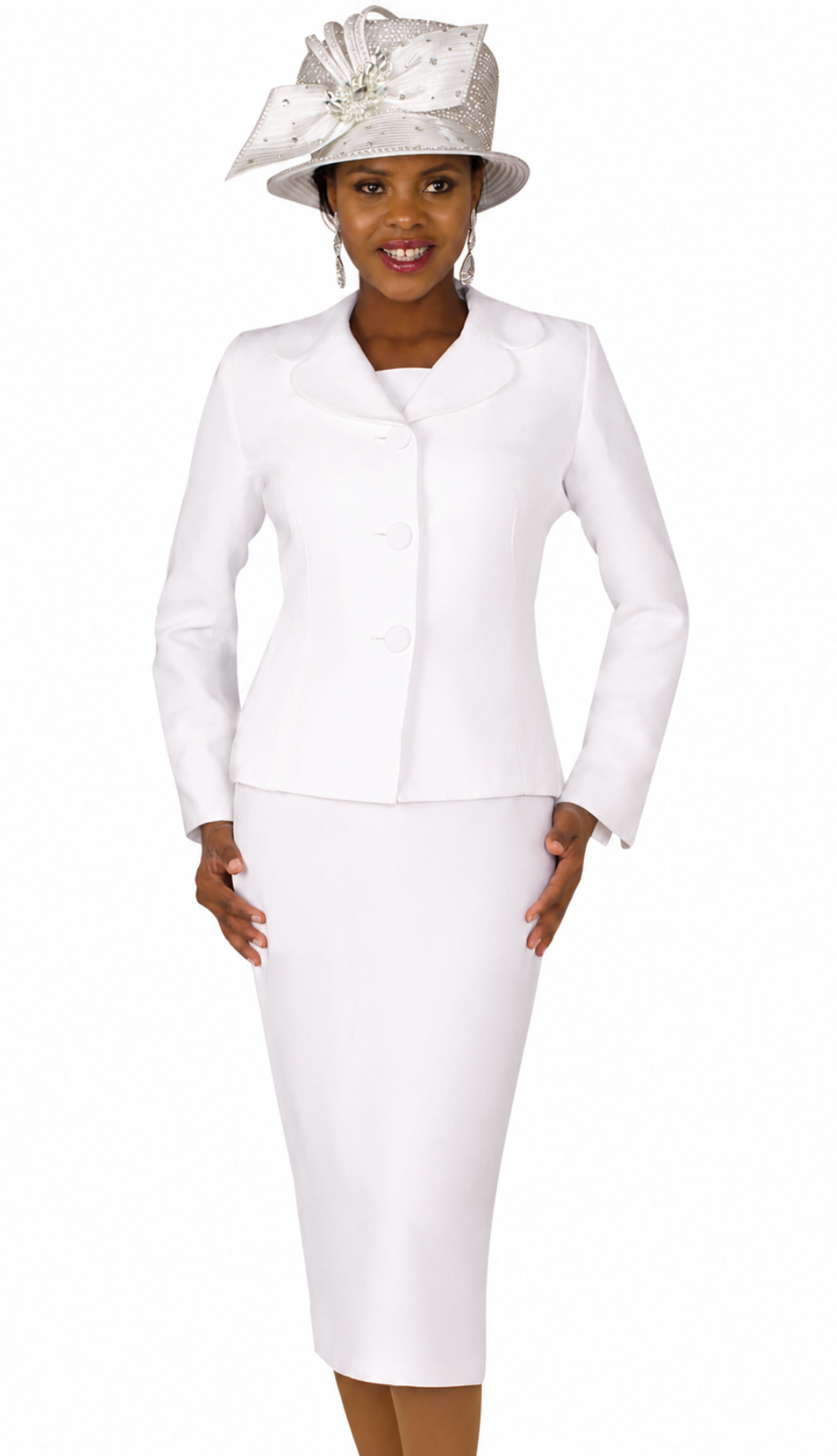 Lily And Taylor 4063-RE-QS Church Suit
