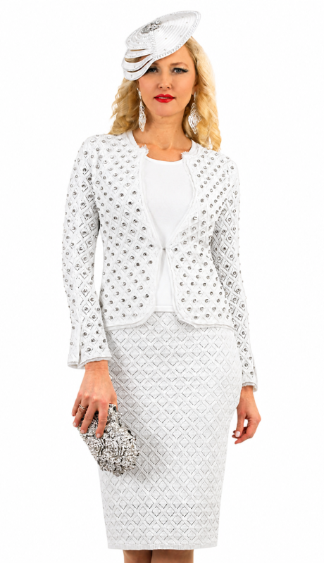 Lily And Taylor 838-WHT