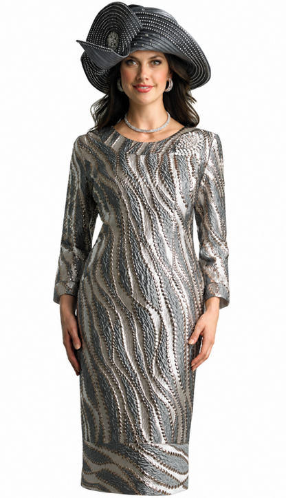Lily And Taylor 4803-SWG Church Dress