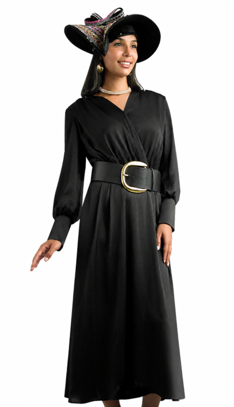 Lily and Taylor 5077-BLK Womens