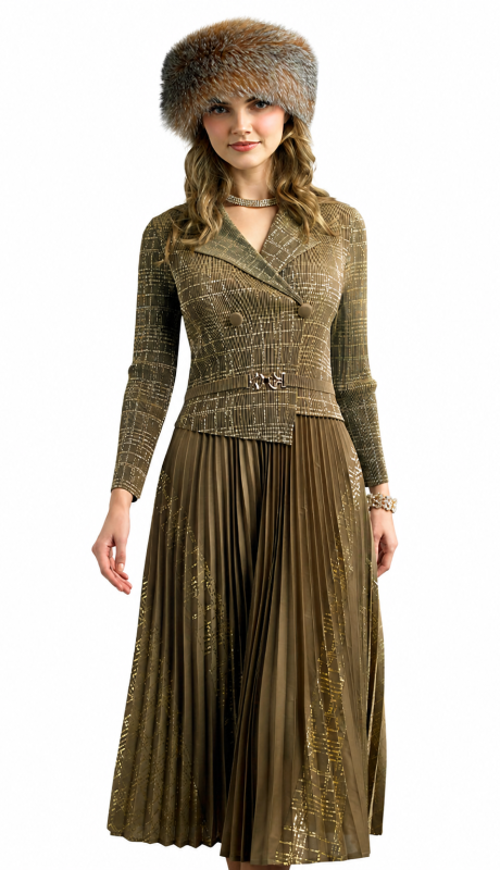 Lily and Taylor 5091-MCH Church Dress