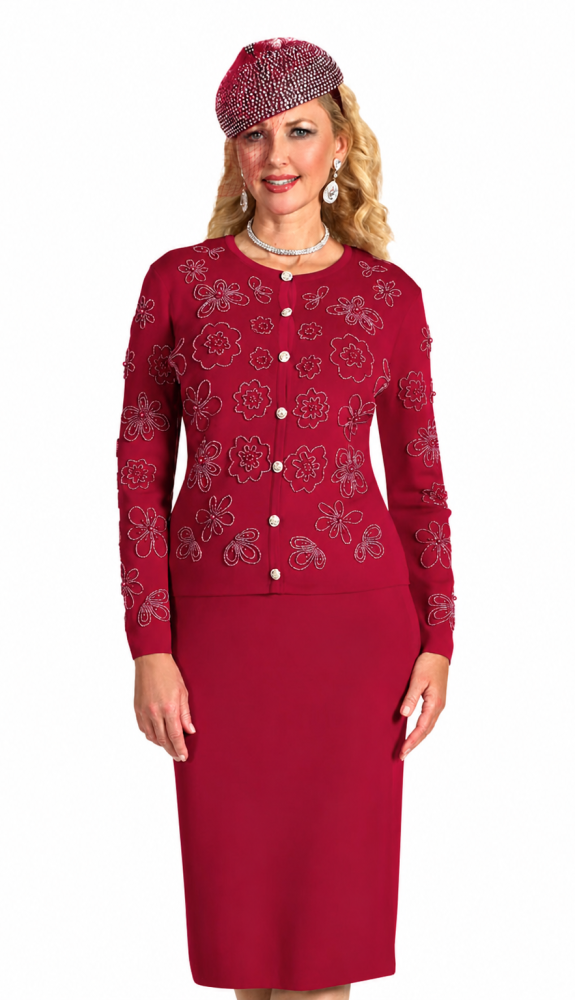 Lily And Taylor 992-BUR Church Suit